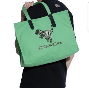 NWT Coach x Michael B. Jordan Tote 42 With Mummified Rexy C6933